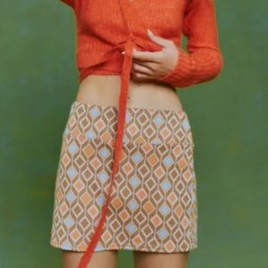 UO 70’s Printed Mini Skirt